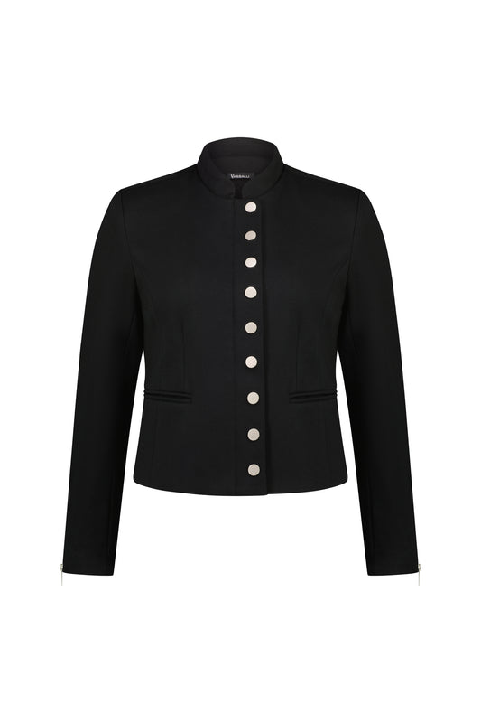 Vassalli - 2067 - Military Jacket - Black - 50% OFF