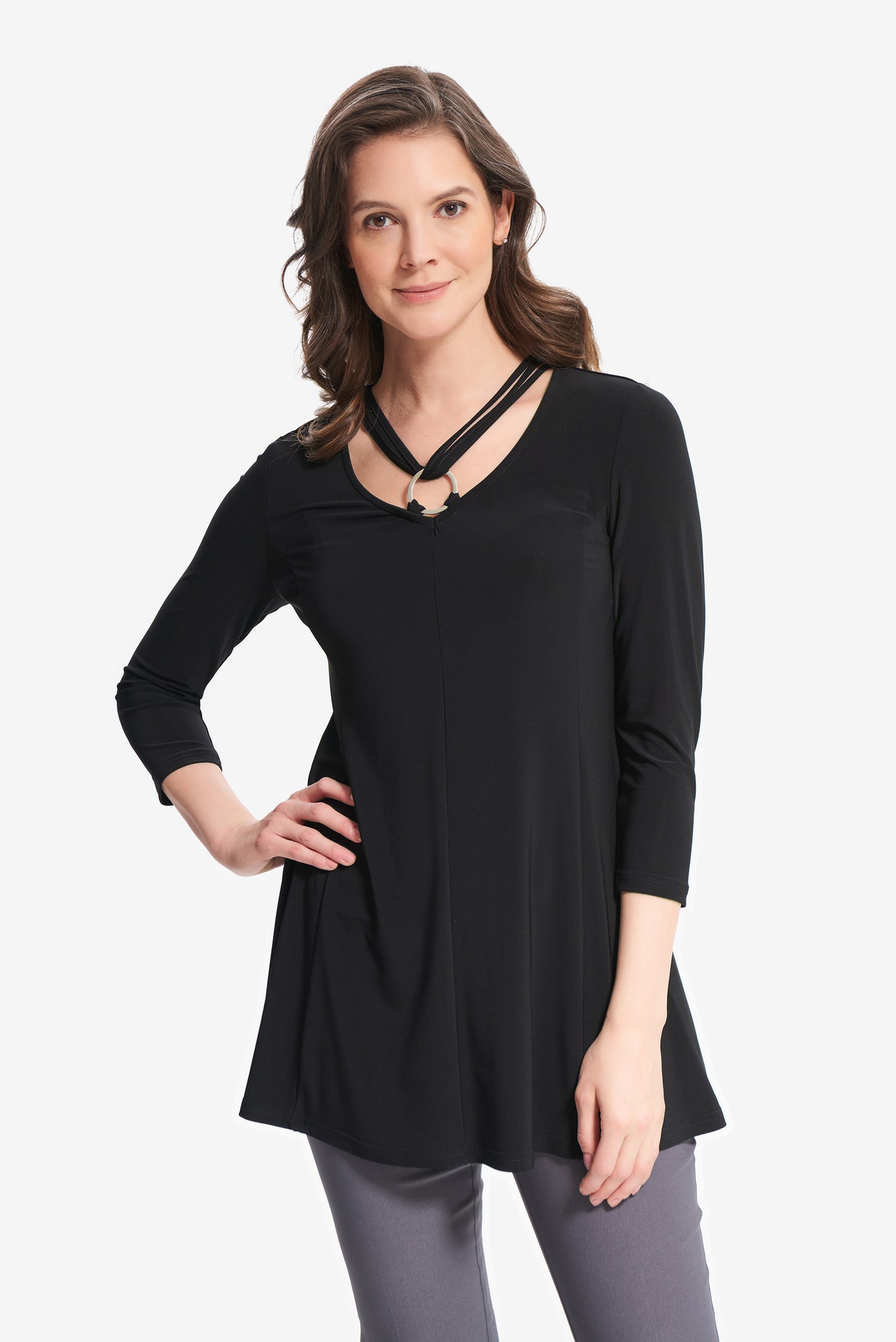 Joseph Ribkoff - Tunic - Style 214212 - Aquarius or Black