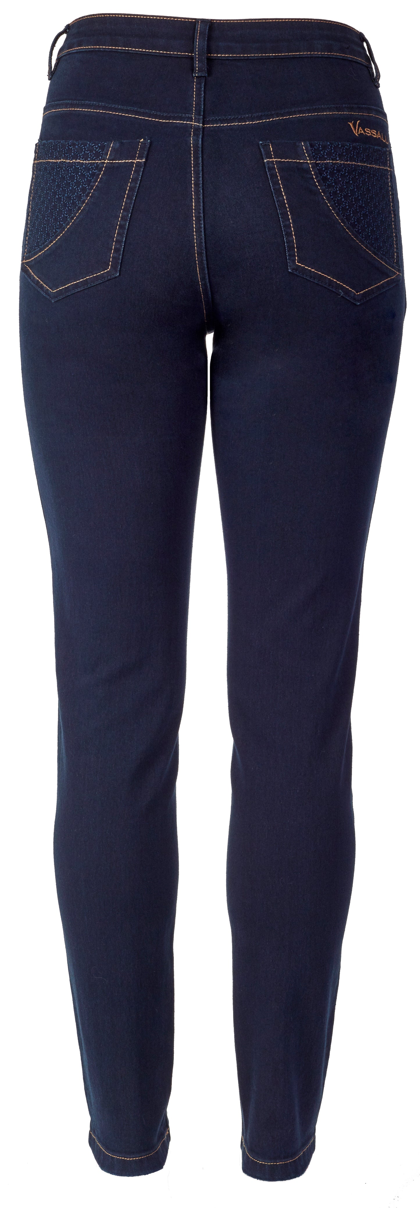 Vassalli - Denim - Style 5535 Basket Weave Pocket Jeans - 3 Colourways INSTORE