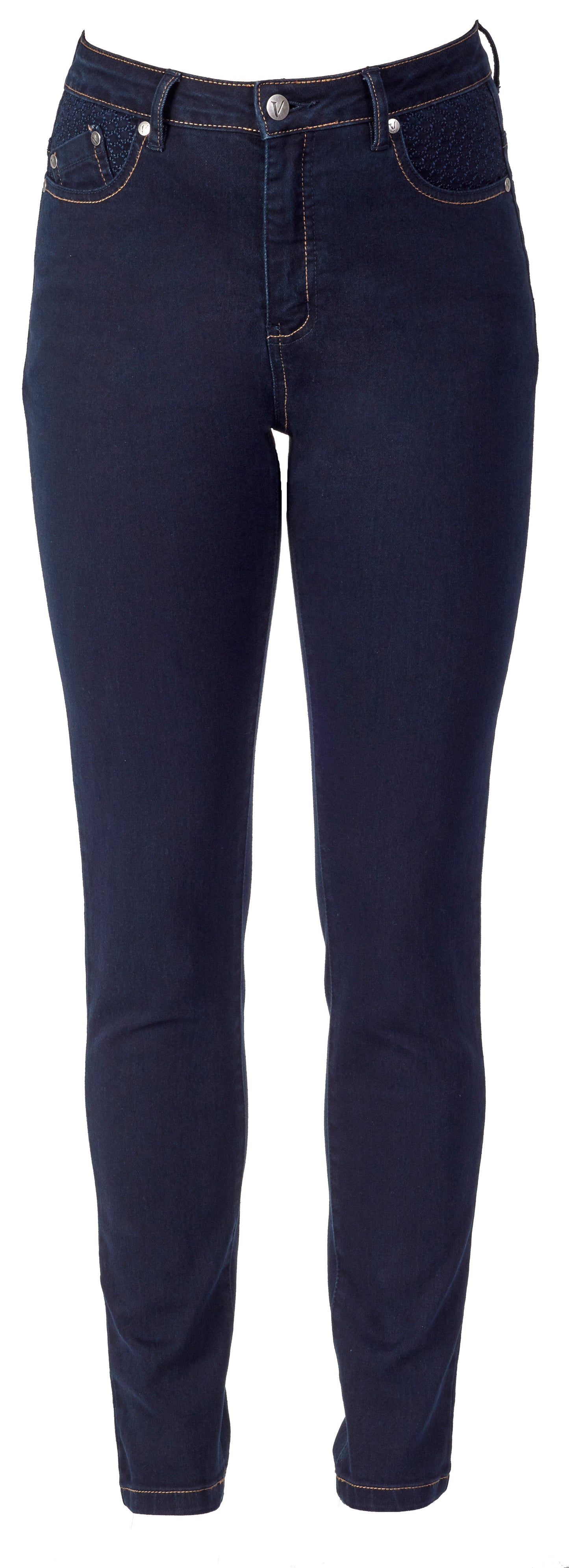 Vassalli - Denim - Style 5535 Basket Weave Pocket Jeans - 3 Colourways INSTORE