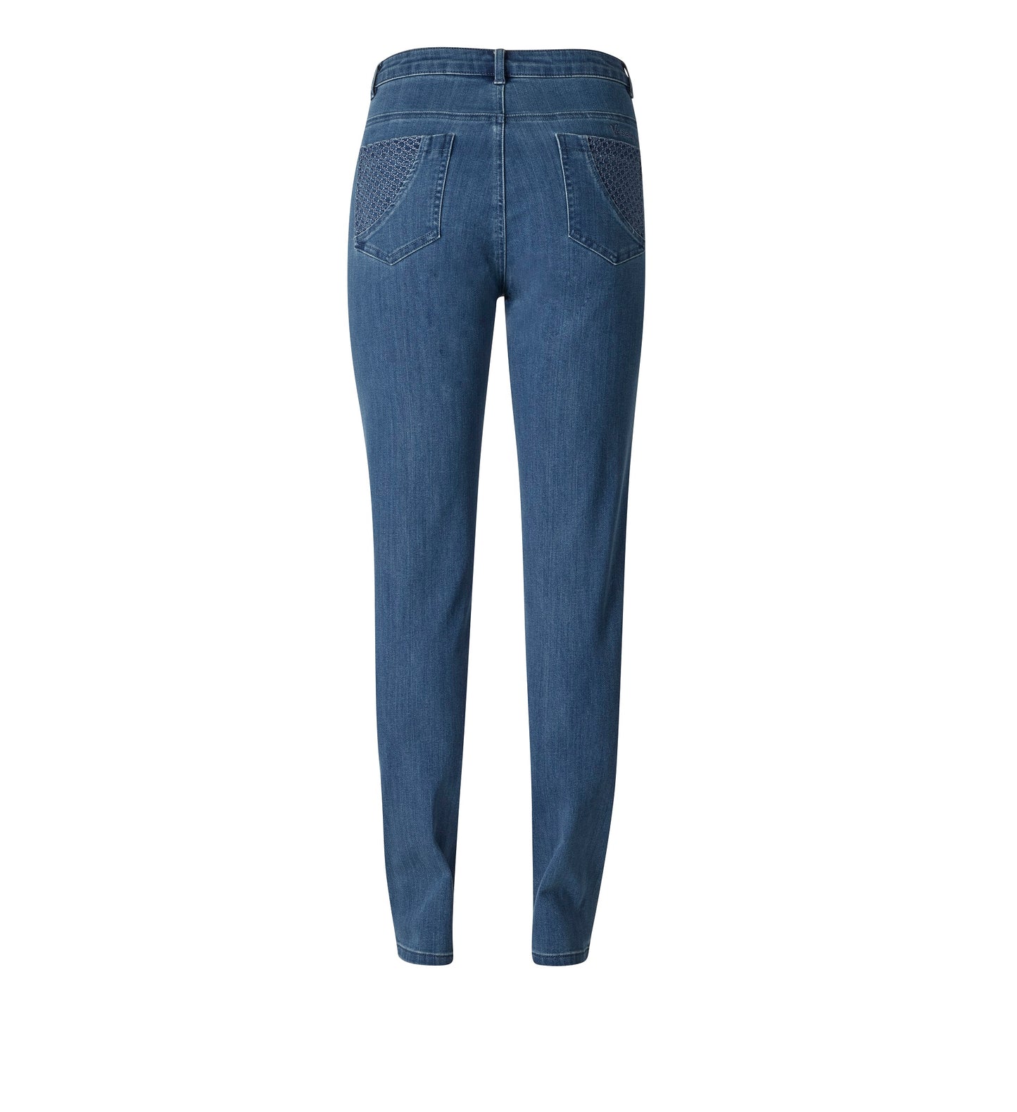 Vassalli - Denim - Style 5535 Basket Weave Pocket Jeans - 3 Colourways