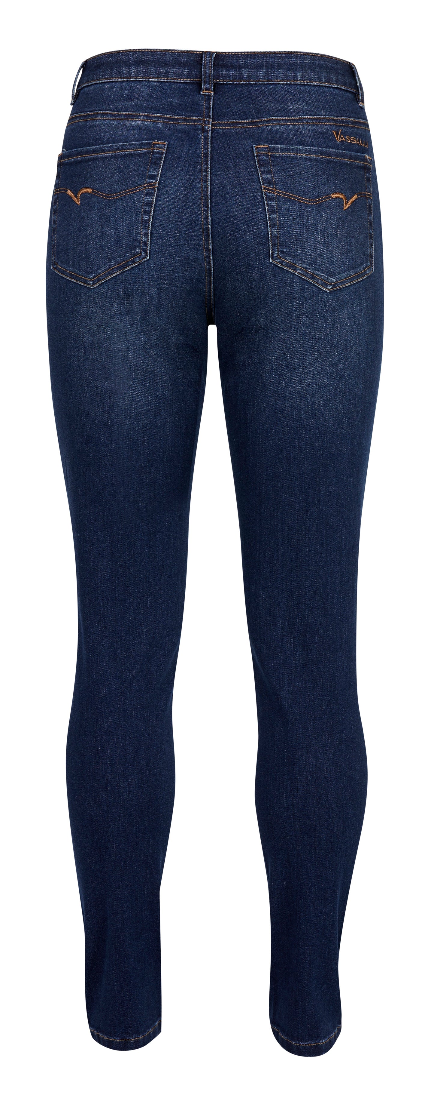 Vassalli - Style 5897 - Skinny Full Length Jean - Indigo