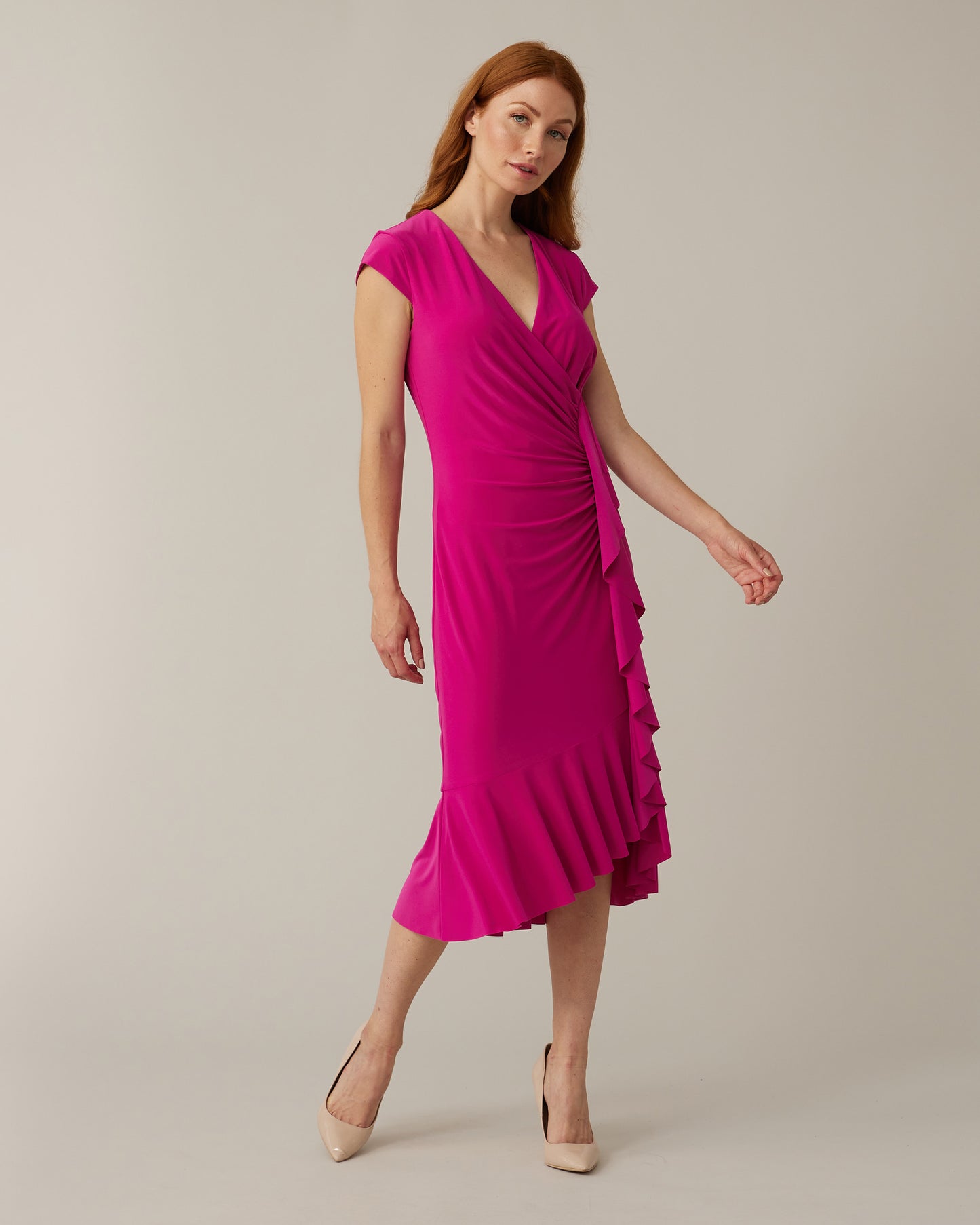 Joseph Ribkoff - Wrap Style Dress - Style 221364 - Orchid 50% off - size 12 left