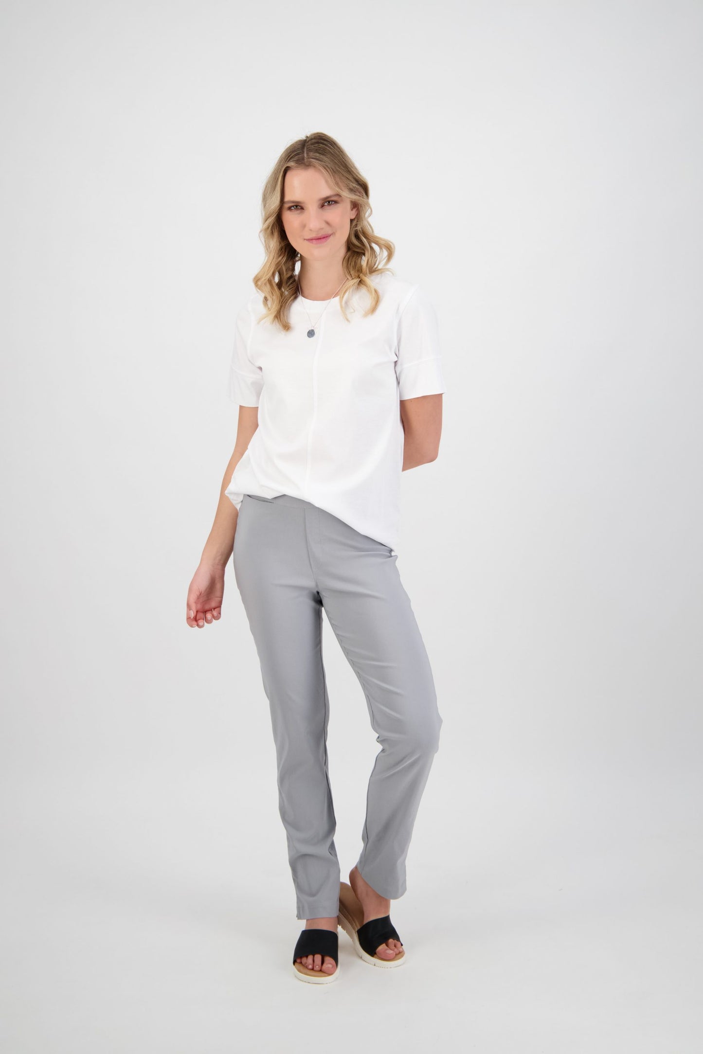 Macjays - M5261 - Caprice in Faille Pant - Silver